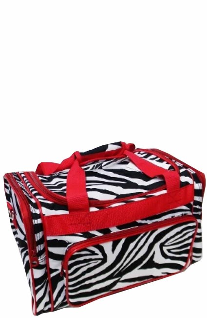 Printed Duffle Bag-9517/RED